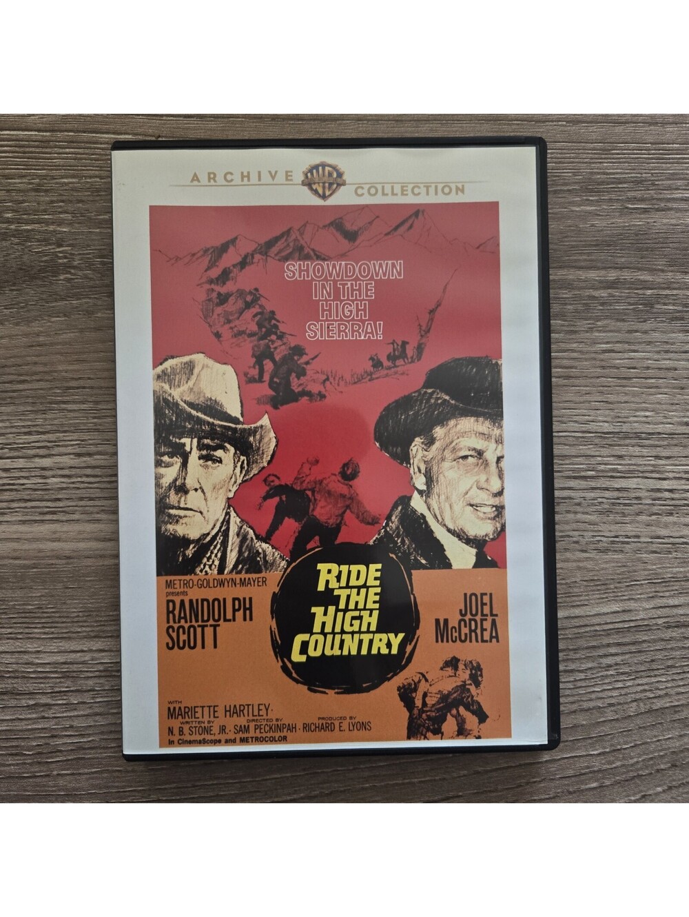Ride the High Country DVD Warner Archive Randolph Scott Joel McCrea 1962 Western